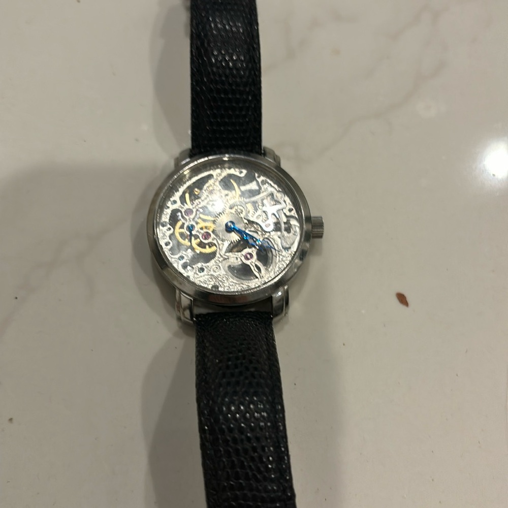 Akribos skeleton men’s watch